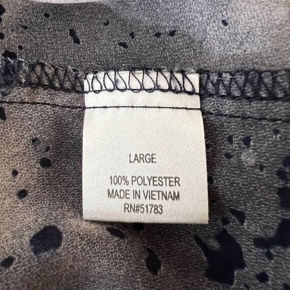 Maurices Womens Blouse Top Shirt Sheer Empire Waist Ruffled Pullover Large - Picture 9 of 10